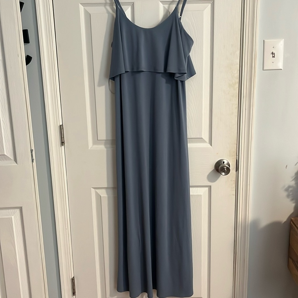 Express blue long dress sized medium